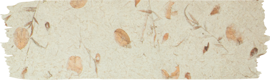 Washi tape with mulberry paper texture for design